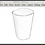 MyPaint with filename in titlebar
