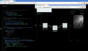 Live-coding new image processing operations in C